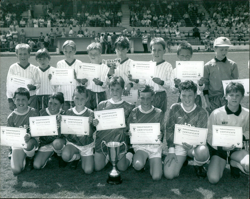 Winners and runners up team - Vintage Photograph