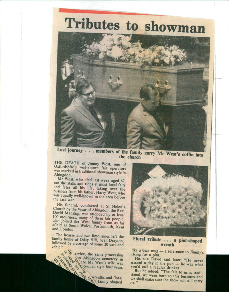 Jimmy West - Vintage Photograph