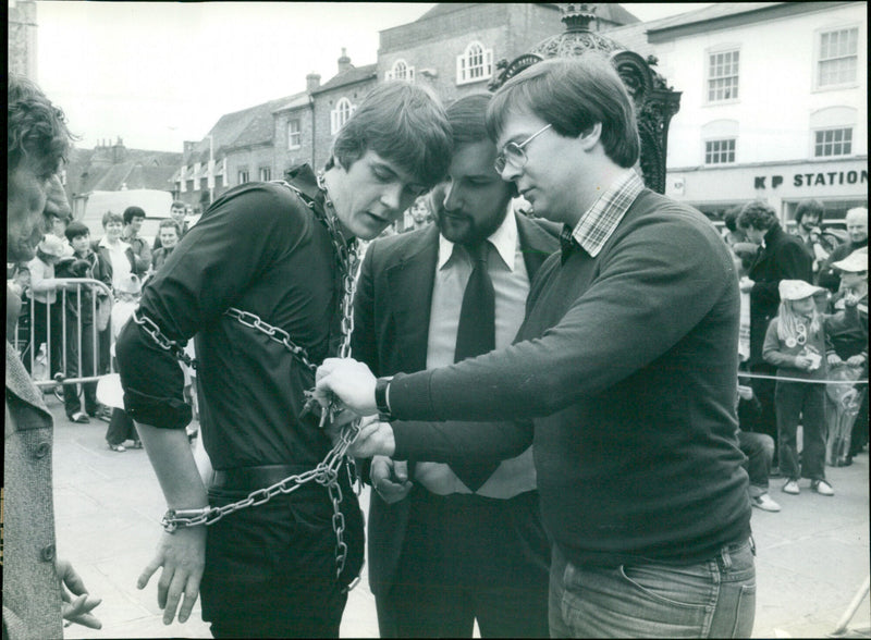 chained - Vintage Photograph