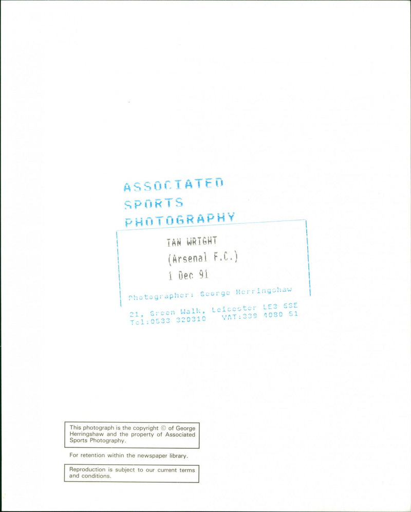 Tan Wright - Vintage Photograph