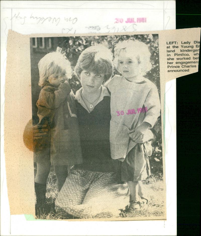 Lady Diana Spencer - Vintage Photograph