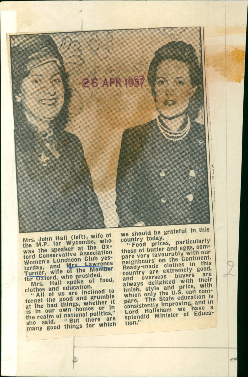 Mrs. Lawrence Turner - Vintage Photograph