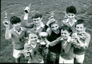 Radley primary school winners of six a side comp - Vintage Photograph