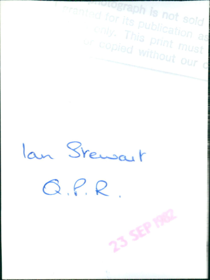 Stewart Ian - Vintage Photograph