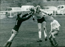 Mid Oxons third goal against reading - Vintage Photograph