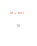 Claire Thomas - Vintage Photograph