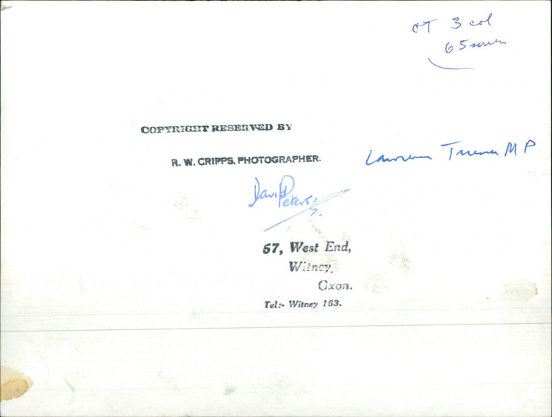 Lawrence Turner - Vintage Photograph