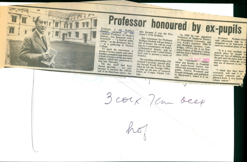 J. M. Wallace-Hardill - Vintage Photograph