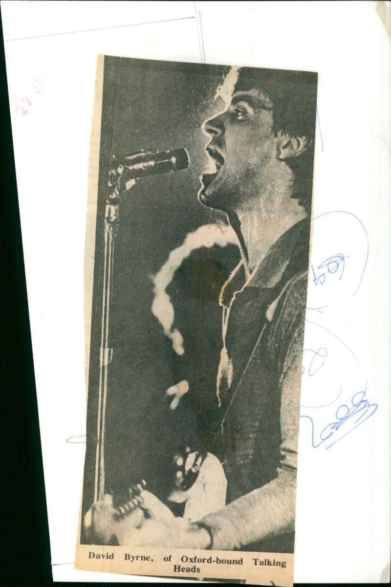 David Byrne - Vintage Photograph