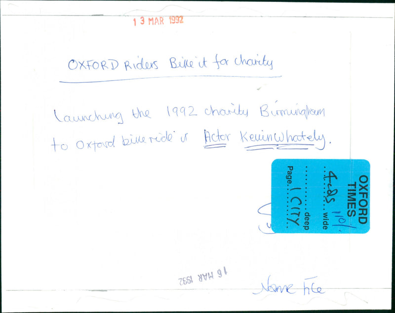 Kevin Whately - Vintage Photograph