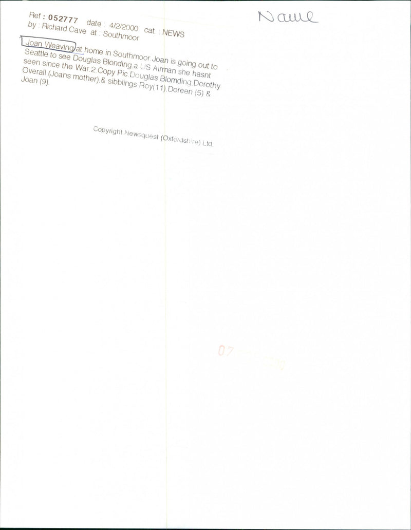 Joan Weaving - Vintage Photograph