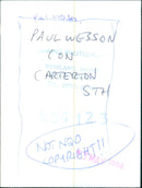 Paul Wesson - Vintage Photograph