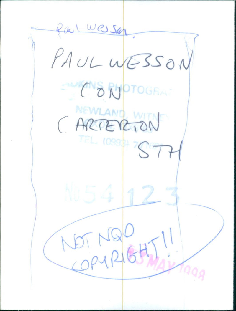 Paul Wesson - Vintage Photograph