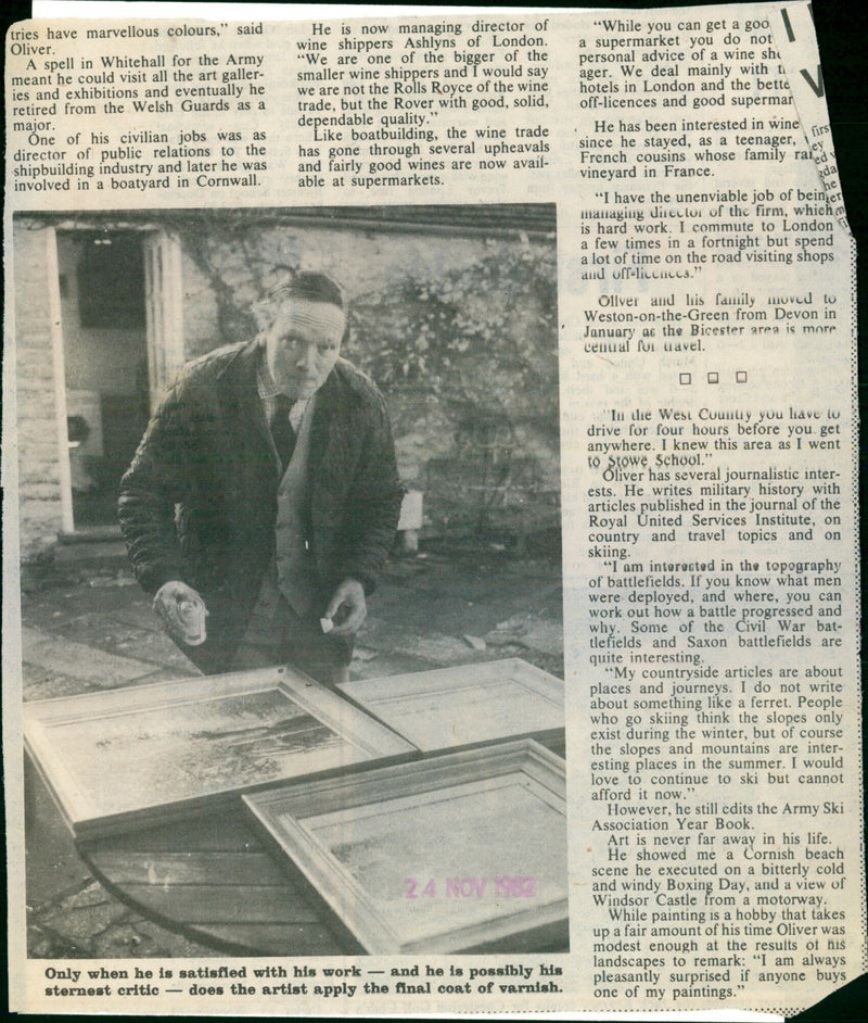 Oliver Warman - Vintage Photograph