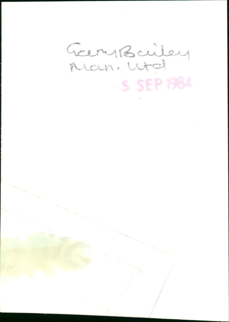 Gary Bailey - Vintage Photograph