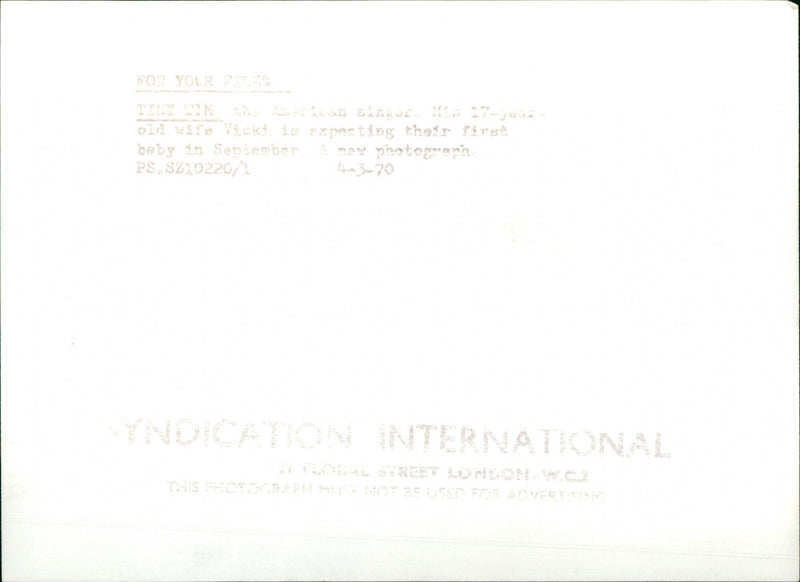 Tiny Tim - Vintage Photograph