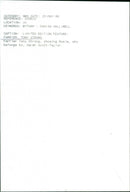 Tony Strong - Vintage Photograph