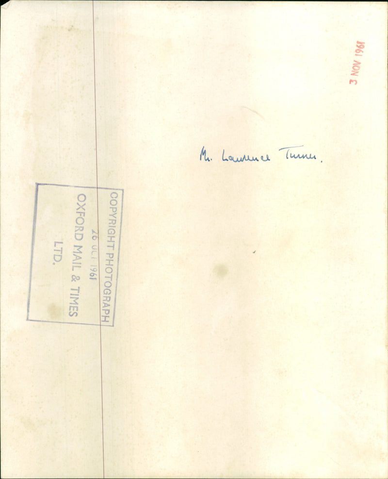 Mr. Lawrence Turner - Vintage Photograph