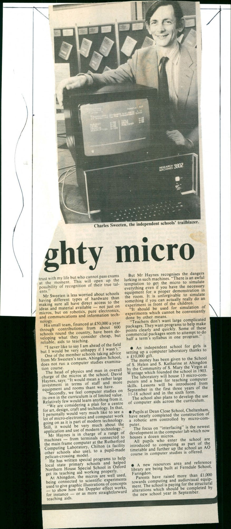 Charles Sweeten - Vintage Photograph