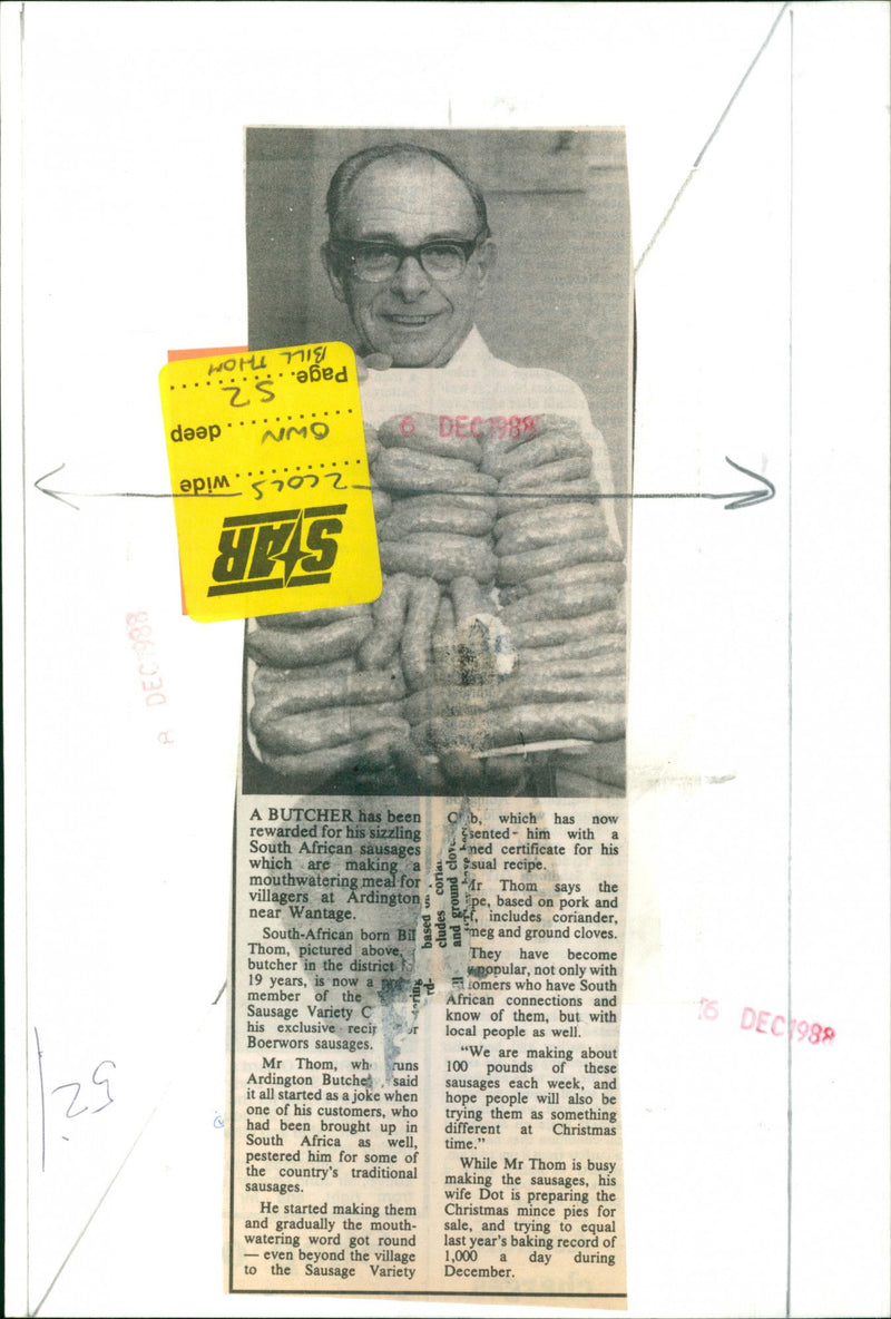 Bill Thom - Vintage Photograph