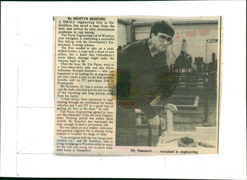 Richard Summers - Vintage Photograph