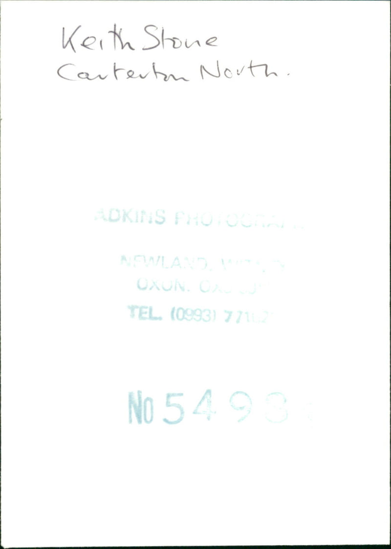 Keith Stone - Vintage Photograph