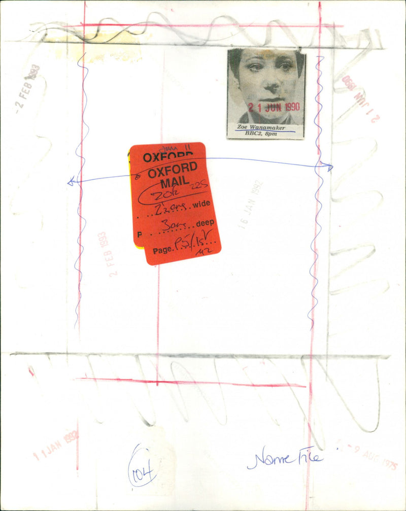 Zoe Wanamaker - Vintage Photograph