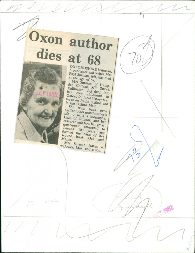 Phyl Surman - Vintage Photograph