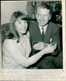 Peter Walker MP and Tessa Pout - Vintage Photograph