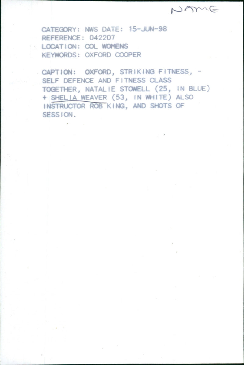 Shelia Weaver - Vintage Photograph