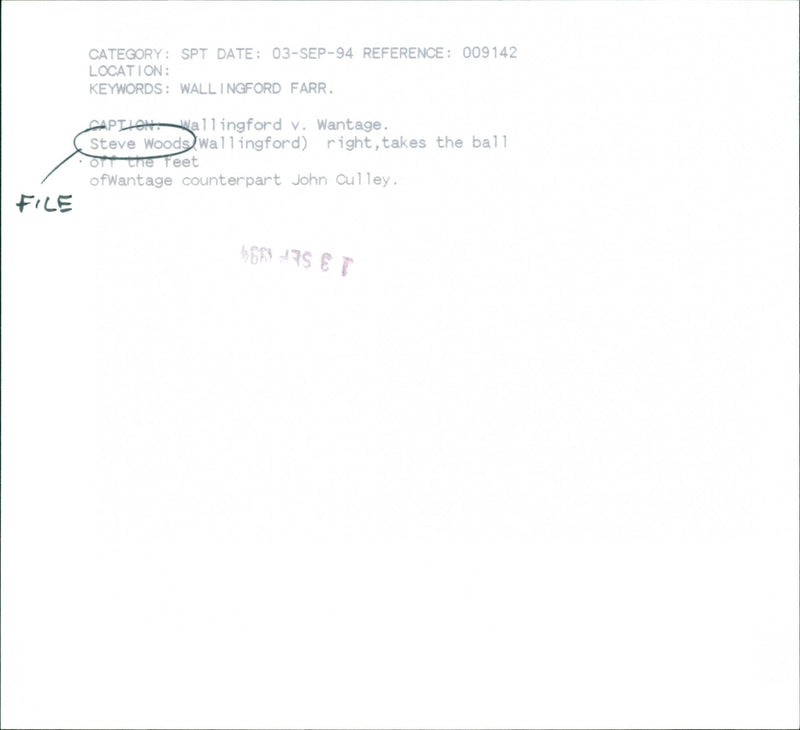 Steve Woods - Vintage Photograph