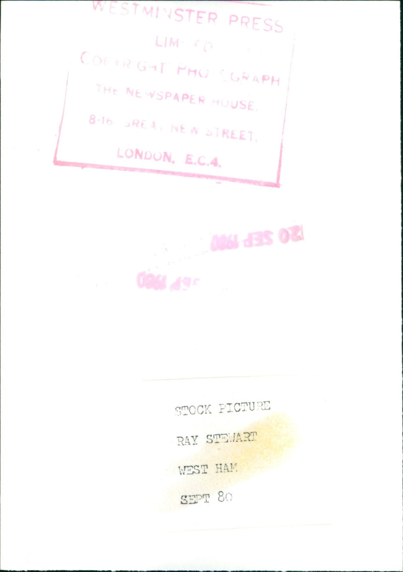 Ray Stewart - Vintage Photograph