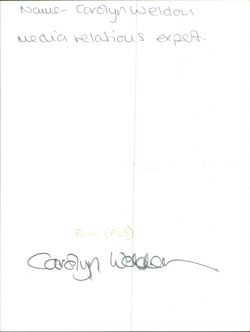 Carolyn Weldon - Vintage Photograph