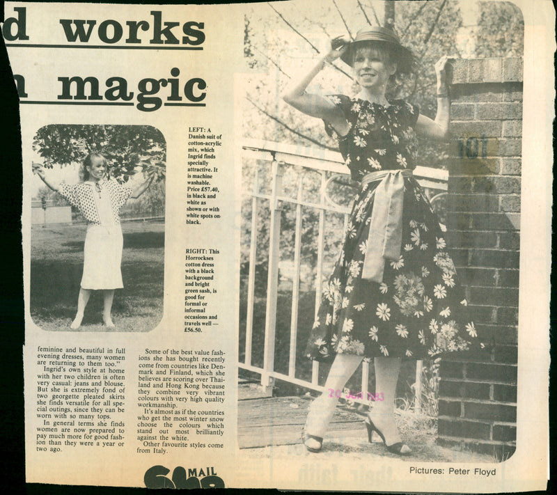 Ingrid Sylvester - Vintage Photograph