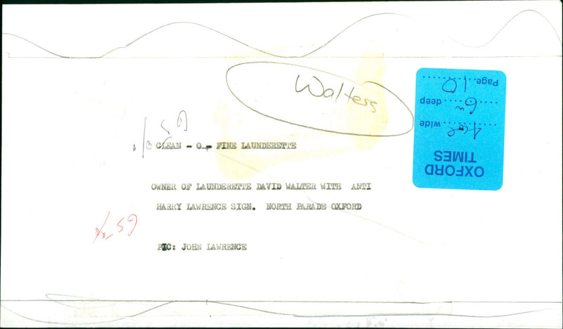 David Walter - Vintage Photograph