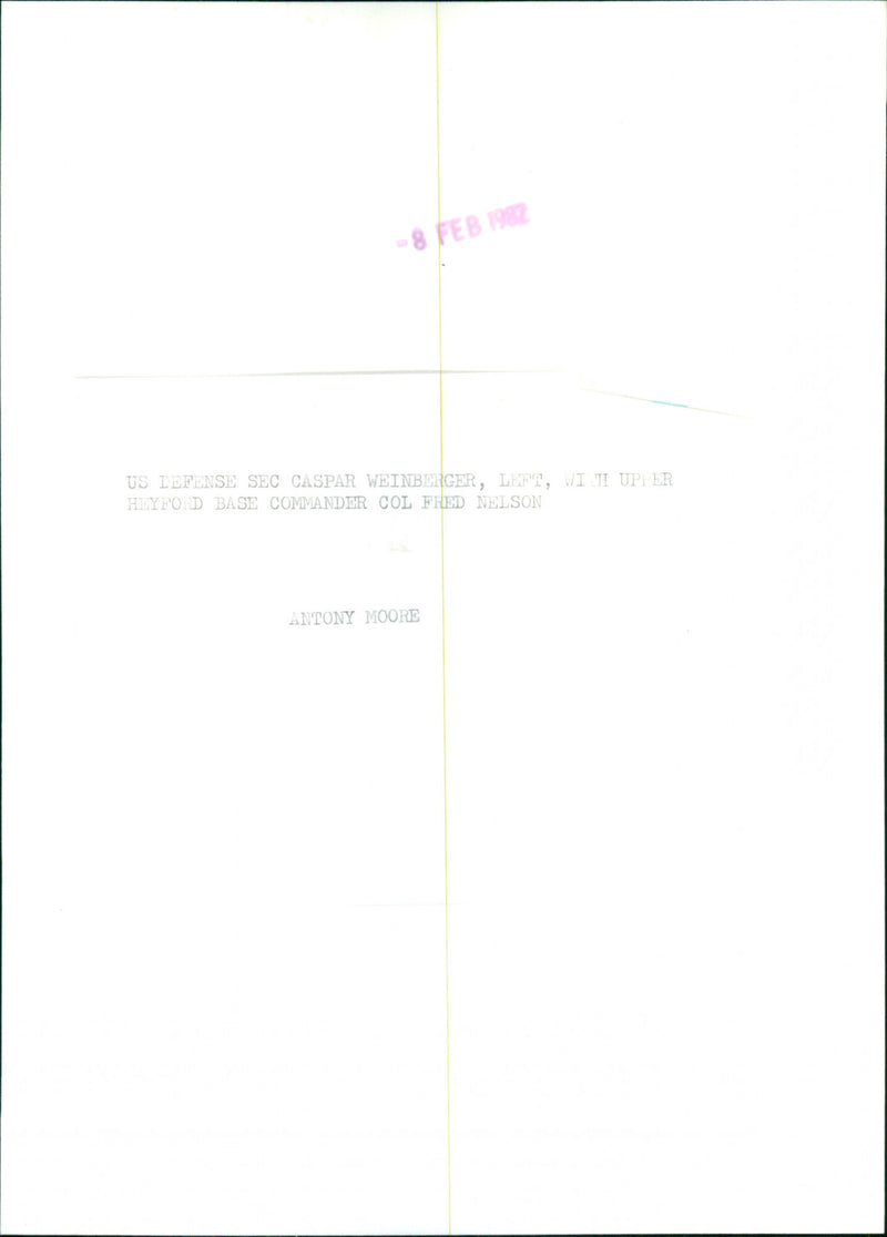 Caspar Weinberger - Vintage Photograph