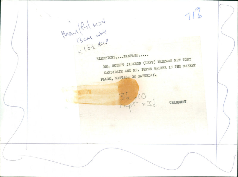 Peter Walker and Robert Jackson - Vintage Photograph