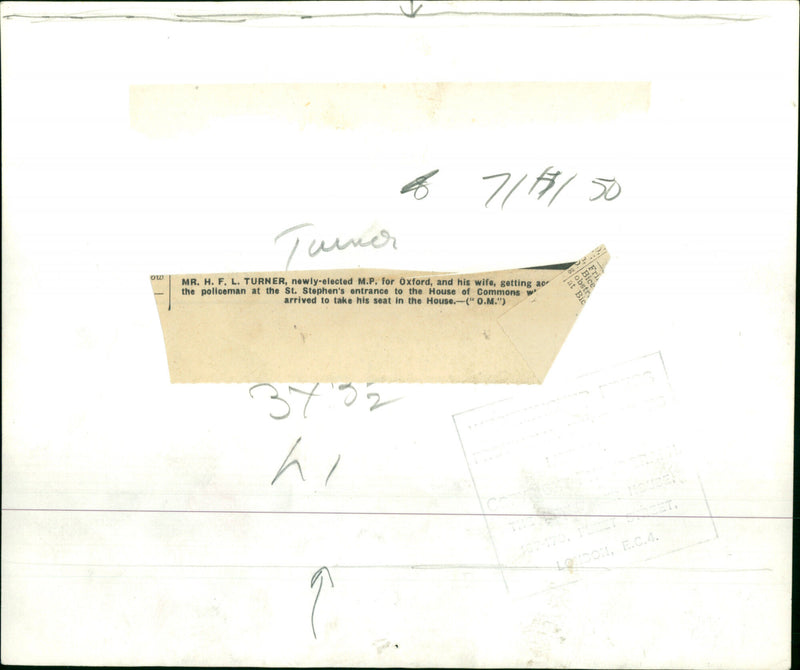 Mr. Lawrence Turner - Vintage Photograph