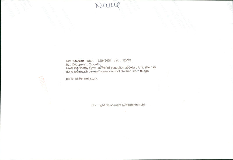 Kathy Sylva - Vintage Photograph