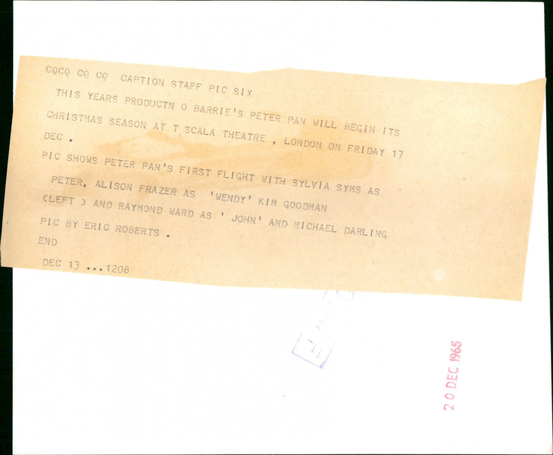 Sylvia Syms - Vintage Photograph