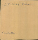 Stickley Andrew - Vintage Photograph