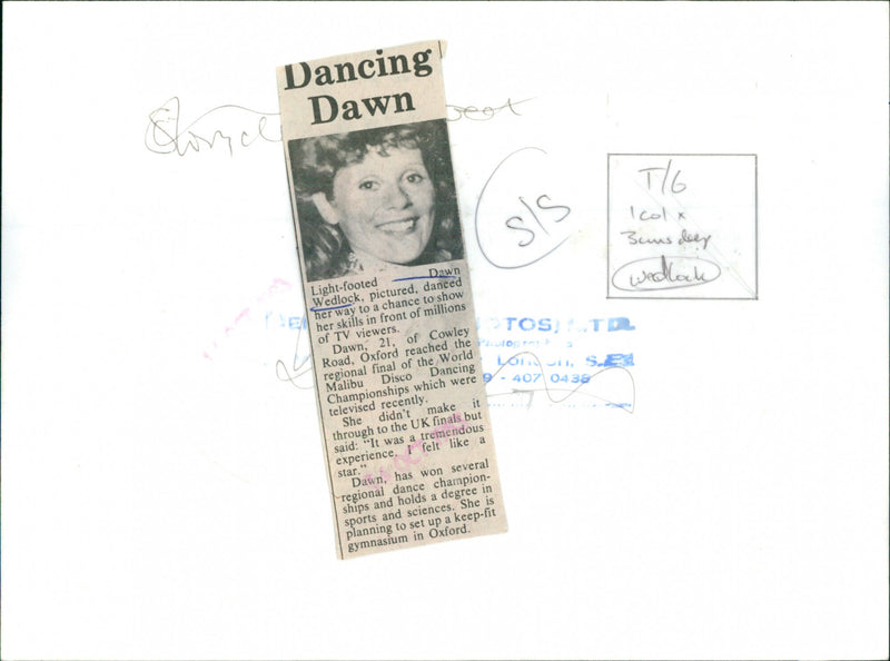 Dawn Wedlock - Vintage Photograph