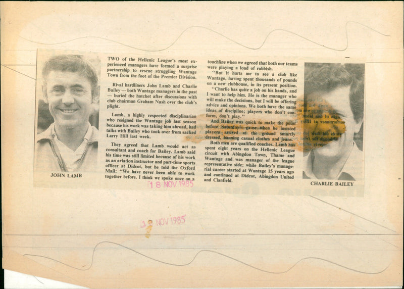 John Lamb - Vintage Photograph