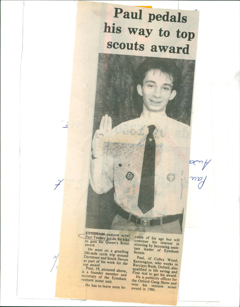 Paul Tweney - Vintage Photograph