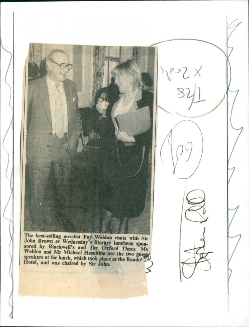 Fay Weldon - Vintage Photograph