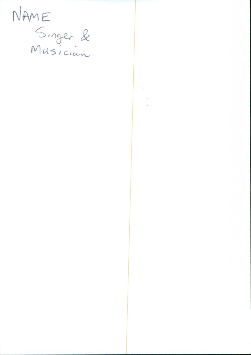 Paul Weller - Vintage Photograph