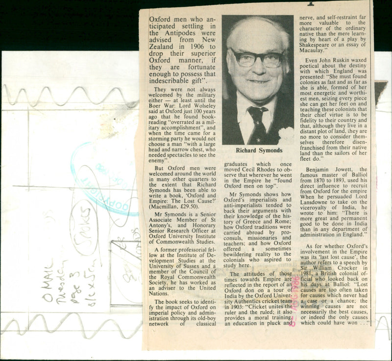 Richard Symonds - Vintage Photograph