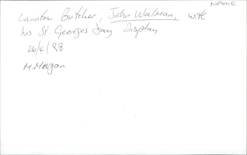 John Walman - Vintage Photograph