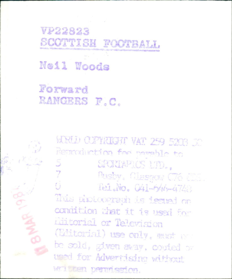 Neil Woods - Vintage Photograph