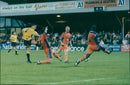Players Phil Whelan, Les Robinson Booked, Nicky banger on the run, Dean Windass, Simon Weatherstone, Lutons kelvin Davis, Andy Thomson - Vintage Photograph